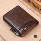 🎁 Men's Leather Zip Wallet (RFID Protected)✨