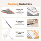 🔥2026 Bestseller🔥Flat Mop with Stainless Steel Handle, come with Reusable Washable Mop Cloths🏆