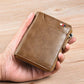 🎁 Men's Leather Zip Wallet (RFID Protected)✨