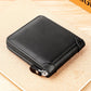 🎁 Men's Leather Zip Wallet (RFID Protected)✨