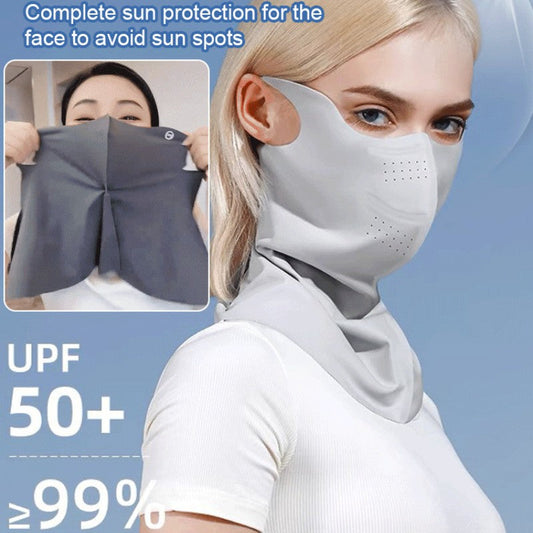 Ice Silk Sun UV Protection Breathable Face Mask