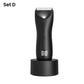 Multipurpose Waterproof Body Hair Trimmer Set for Men