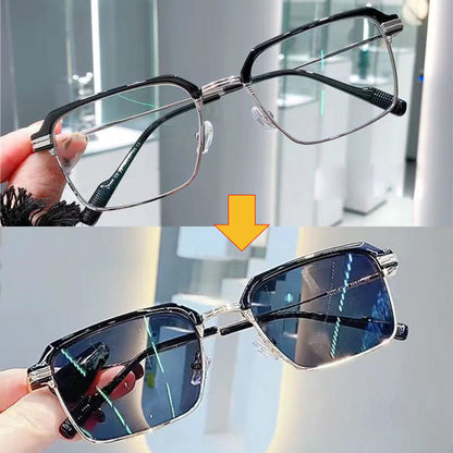 🔥HOT SALE 50% OFF🔥Fashionable Anti-blue Light Square Myopic Glasses