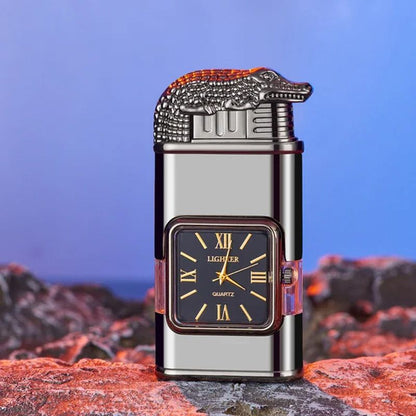 🔥Hot Sale 50% Off🔥Windproof Lighter Vintage Watch Bezel Jet Flame Torch