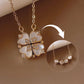 2-in-1 Heart-Shaped Four-Leaf Clover Necklace