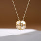 2-in-1 Heart-Shaped Four-Leaf Clover Necklace