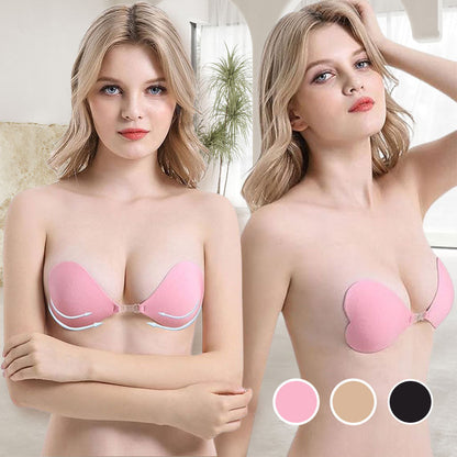 Comfortable Invisible Heart-Shaped Adhesive Bra