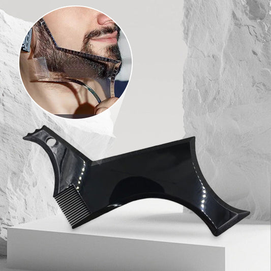 Beard Shaping & Styling Tool With Comb