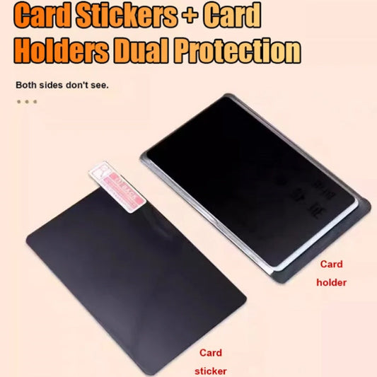 Anti-Peeping Card Sleeve for Information Protection