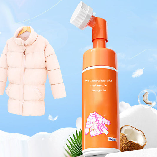 Dry Cleaning Agent with Brush Head for Down Jacket