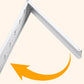 Foldable Wall Mounted Clothes Drying Rack