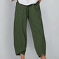 👖50% OFF NOW!✨Vintage Asymmetrical Elastic Waist Pockets Pants – Unique Design, Comfortable Fit & Functional Style🌸