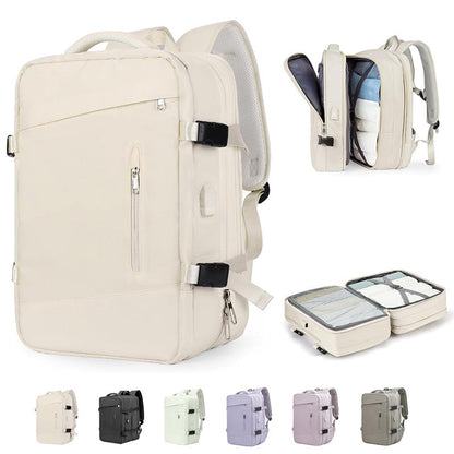 [Practical Gift] Expandable Large Travel Laptop Backpack