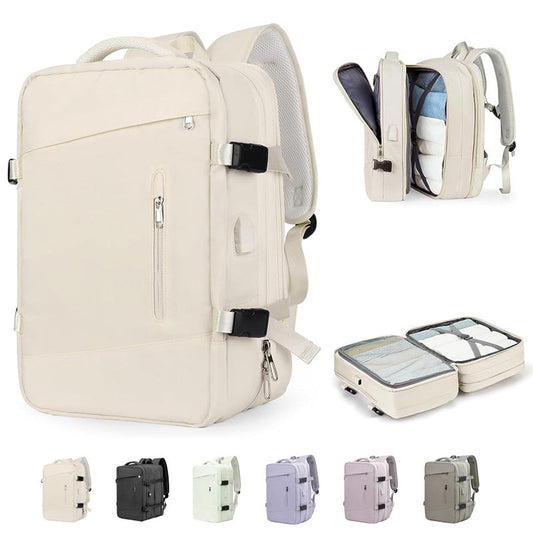[Practical Gift] Expandable Large Travel Laptop Backpack