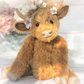Highland Cow Wearing Flowers