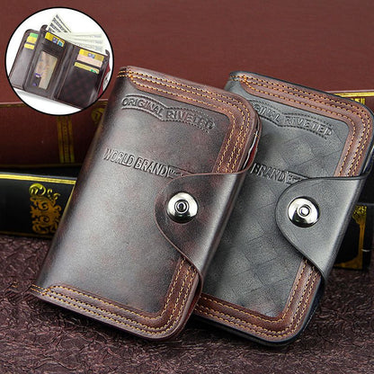 Large-capacity Tri-fold Men’s Wallet -（Great Sale⛄BUY 2 Get 10% OFF ）