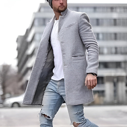 🔥🔥time-limited special offer🔥🔥[best gift] Men’s Fashion Tweed Long Coat